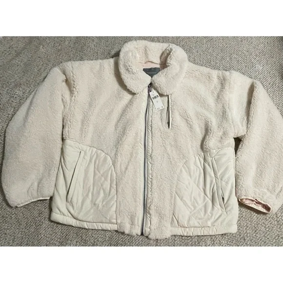 Anthropologie Skye Sherpa Jacket NWT XL - Picture 3 of 11